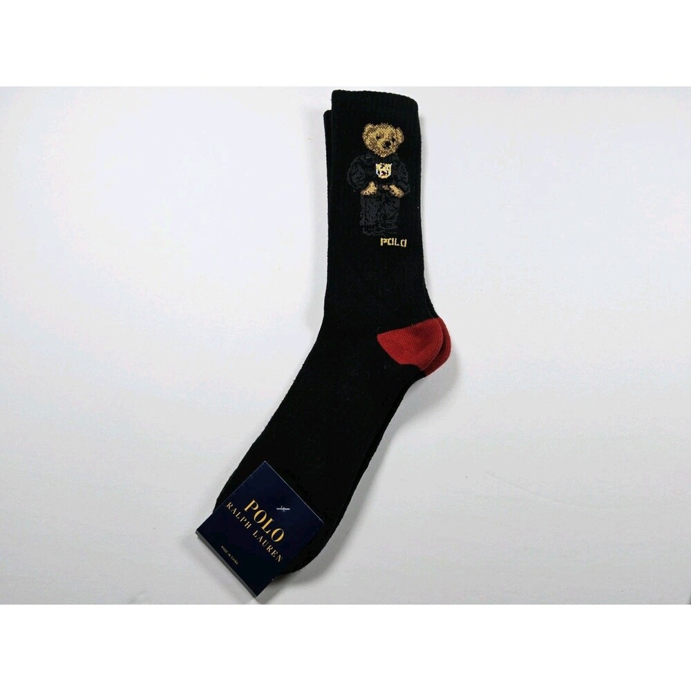 Polo Ralph Lauren Men's Polo Bear Tiger Socks Size 13-16